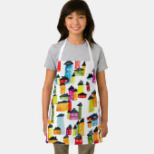 かわいいお洒落水彩住宅 エプロン (インサイチュ)