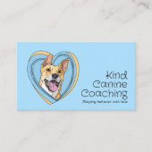 かわいいお洒落犬のトレーナー 名刺 (正面)