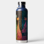 かわいいお洒落猫の名前 ウォーターボトル (右面)