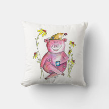 かわいいお洒落豚のコーヒー