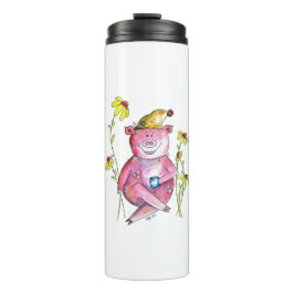 かわいいお洒落豚のコーヒー タンブラー