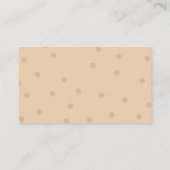 かわいいお洒落赤ちゃんシャワーブックリクエストカード エンクロージャーカード (裏面)