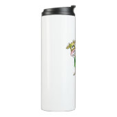 かわいいお洒落踊り牛 タンブラー (回転左)