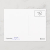 かわいいお洒落雪だるま ポストカード (裏面)