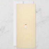 かわいいお洒落魅惑された森林スクロール赤ちゃんシャワー 招待状 (裏面)