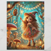 かわいいお洒落魔女魔法の森のスクラップブック (正面)