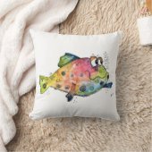 かわいいお洒落魚 クッション (ブランケット)