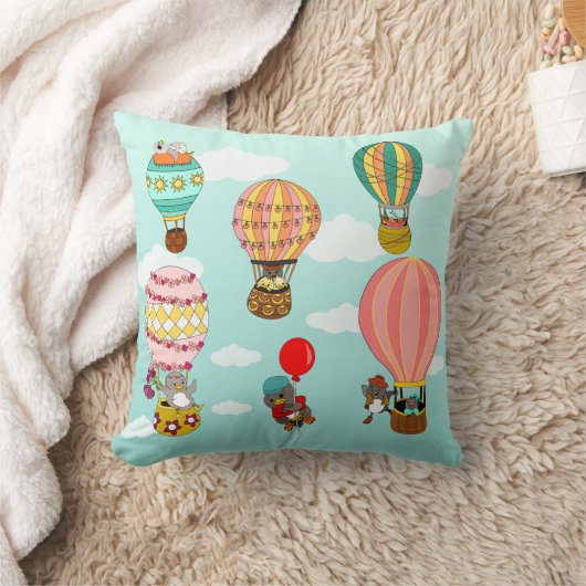 かわいいお洒落鳥イラストレーション子供へ クッション (ブランケット)