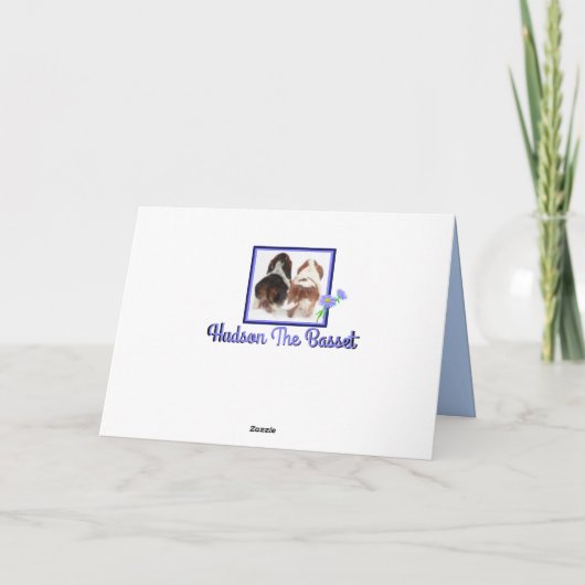 かわいいお父さんのデイカードバスセットハウンズ&タイ カード (裏面)