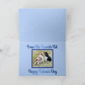 かわいいお父さんのデイカードバスセットハウンズ&タイ カード (内部)