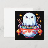 かわいいお盆の祭り 招待状 (正面/裏面)