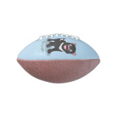 かわいいお腹が空いたタスマニアのデビルイラストレーション アメリカンフットボール (回転90)