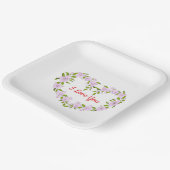 かわいいお花が好きだよ  ペーパープレート (傾斜あり)