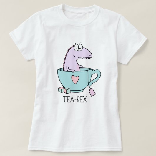 かわいいお茶のレックス Tシャツ (デザイン正面)