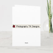 かわいいお詫びカード、大きな茶色の子犬の目 カード (裏面)