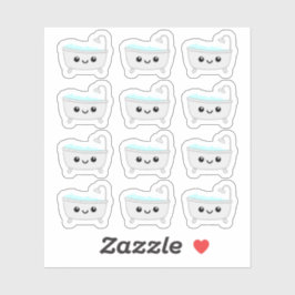 かわいいお風呂のスパバス時間リマインダーブジュープランナー シール