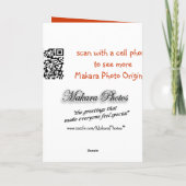 かわいいかかし大事な行事 シーズンカード (裏面)