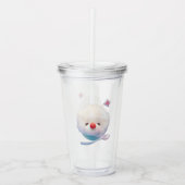 かわいいかき氷の犬 アクリルタンブラー (正面)