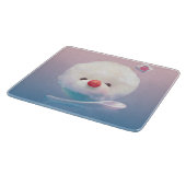 かわいいかき氷の犬 カッティングボード (角)