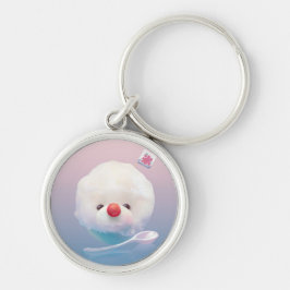 かわいいかき氷の犬 キーホルダー