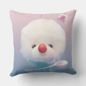 かわいいかき氷の犬 クッション (裏面)