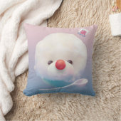 かわいいかき氷の犬 クッション (ブランケット)