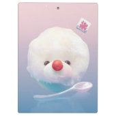 かわいいかき氷の犬 クリップボード (裏面)