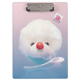かわいいかき氷の犬 クリップボード