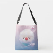 かわいいかき氷の犬 クロスボディバッグ (裏面)