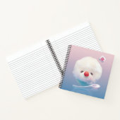 かわいいかき氷の犬 ノートブック (内部)