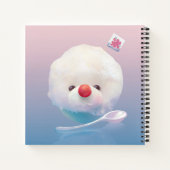 かわいいかき氷の犬 ノートブック (裏面)