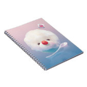 かわいいかき氷の犬 ノートブック (右側)