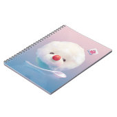 かわいいかき氷の犬 ノートブック (左側)