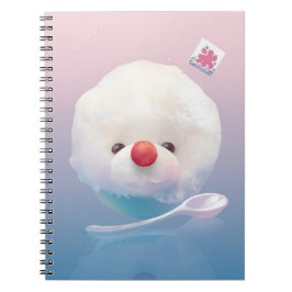 かわいいかき氷の犬 ノートブック