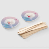 かわいいかき氷の犬 ハンドファン (組立なし)