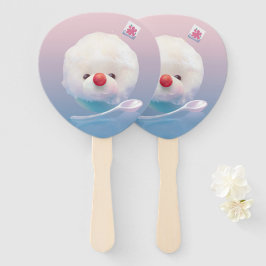 かわいいかき氷の犬 ハンドファン