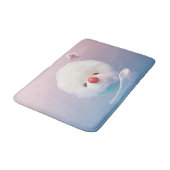 かわいいかき氷の犬 バスマット (アングル)