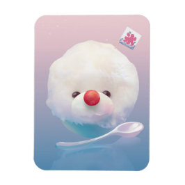 かわいいかき氷の犬 マグネット