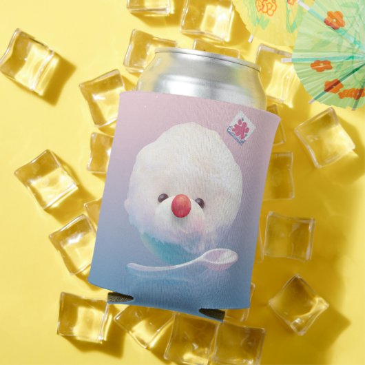 かわいいかき氷の犬 缶クーラー (インサイチュ 夏)