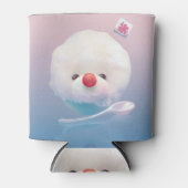 かわいいかき氷の犬 缶クーラー (正面)