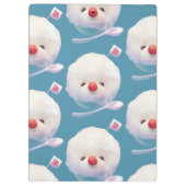 かわいいかき氷犬のパターン クリップボード (裏面)