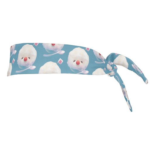 かわいいかき氷犬のパターン タイヘッドバンド (回転90)