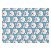 かわいいかき氷犬のパターン テーブルクロス (正面(横))