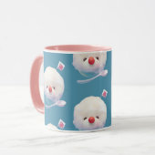 かわいいかき氷犬のパターン マグカップ (正面左)