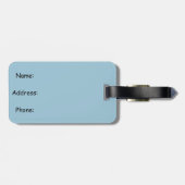 かわいいかたつむりの荷物のラベル ラゲッジタグ (裏面横)