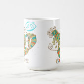 かわいいかに座 コーヒーマグカップ (中央)