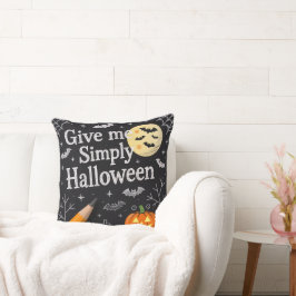 かわいいかぼちゃとおばけのハロウィンデザイン クッション