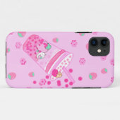 かわいいかわいいいちごiPhone 11ケース Case-Mate iPhoneケース (裏面(横))