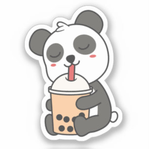 かわいいかわいいおもしろいパンダボバステッカー シール