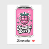 かわいいかわいいおもしろいフルーティラズベリージュース飲料 シール (シート)